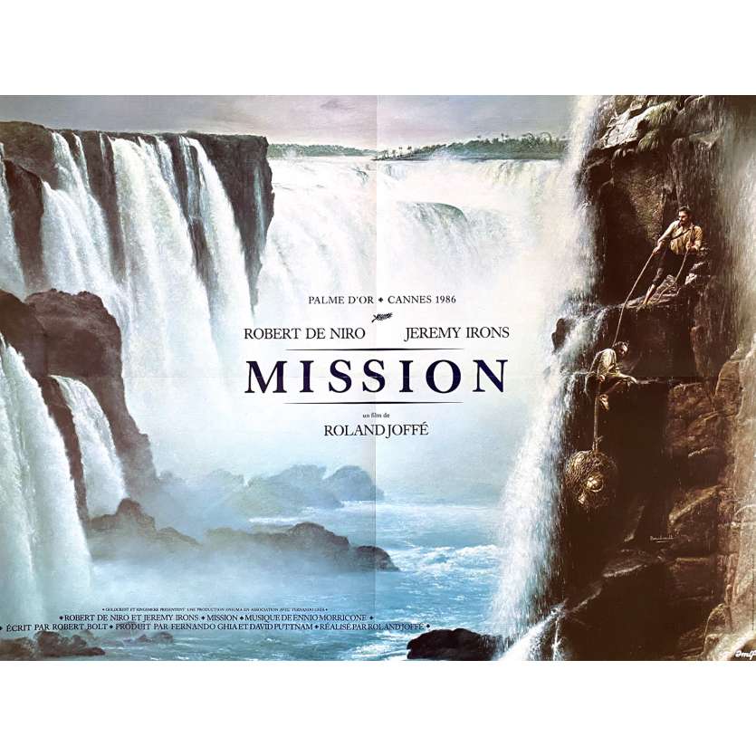 MISSION Affiche de film  - 60x80 cm. - 1986 - Robert de Niro, Roland Joffé