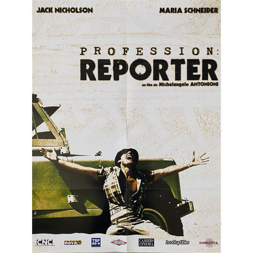 THE PASSENGER Original Movie Poster - 23x32 in. - 1975 - Michelangelo Antonioni, Jack Nicholson