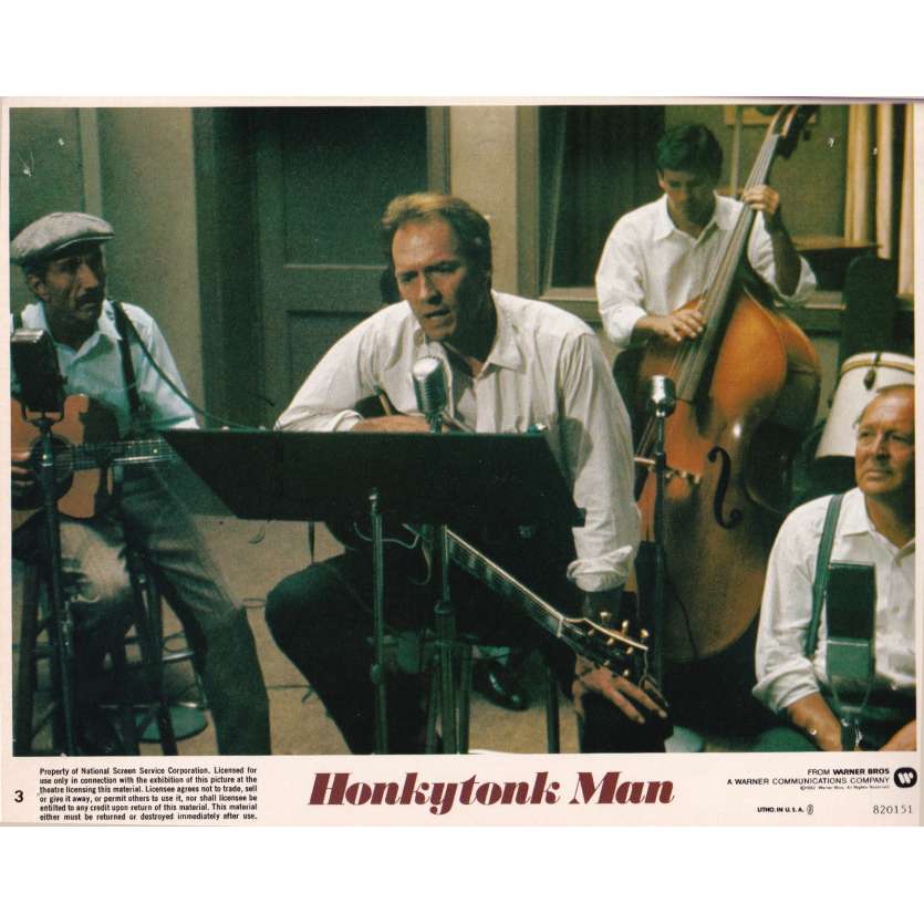 HONKYTONK MAN Photo de film N3 - 20x25 cm. - 1982 - Clint Eastwood, Clint Eastwood