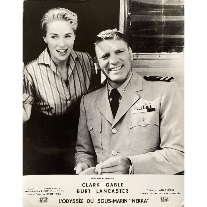 L'ODYSSEE DU SOUS MARIN NERKA Photo de film N01 - 24x30 cm. - 1958 - Burt Lancaster, Clark Gable, Robert Wise