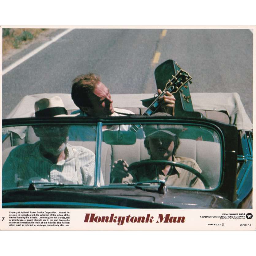 HONKYTONK MAN Photo de film N7 - 20x25 cm. - 1982 - Clint Eastwood, Clint Eastwood