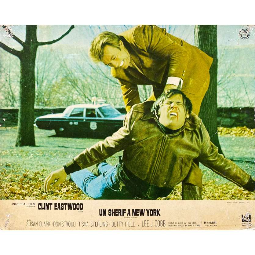 UN SHERIF A NEW YORK Photo de film N01 - 24x30 cm. - 1968 - Clint Eastwood, Don Siegel