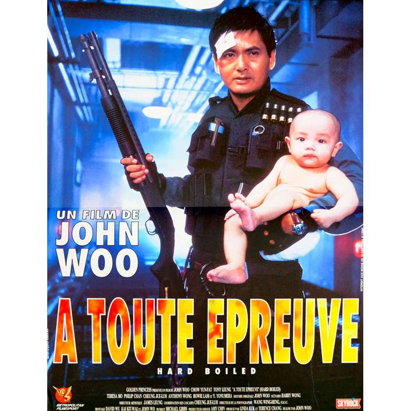 A TOUTE EPREUVE Affiche de film 40x60 - 1992 - Chow Yun-fat , John Woo