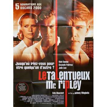 LE TALENTUEUX MR. RIPLEY Affiche de film - 120x160 cm. - 1999 - Matt Damon, Anthony Minghella