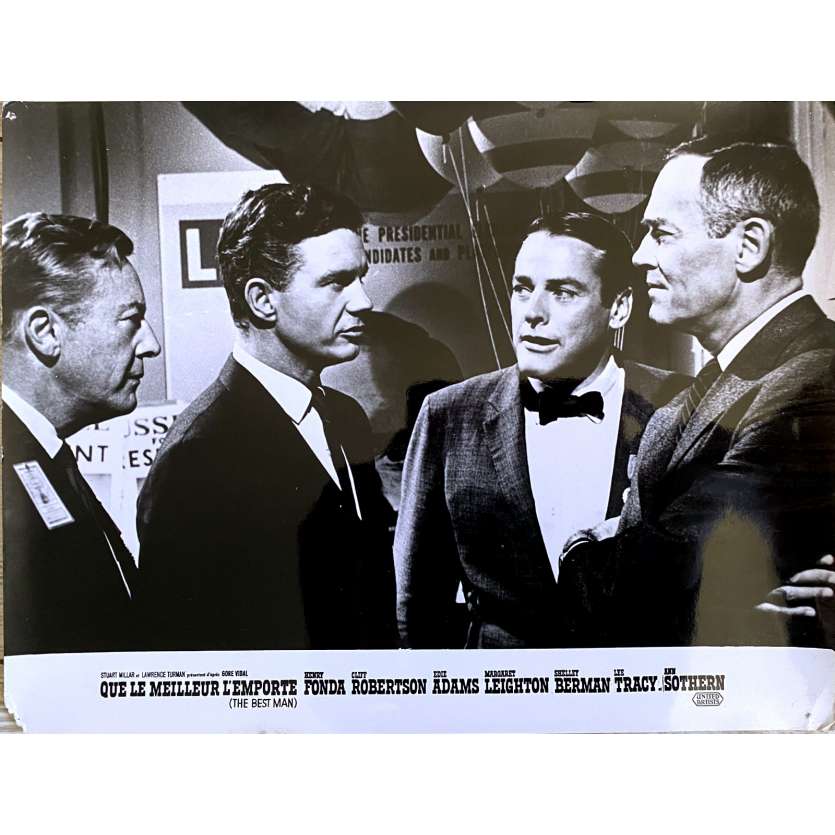 THE BEST MAN Original Lobby Card N1 - 10x12 in. - 1964 - Franklin J. Schaffner, Henry Fonda