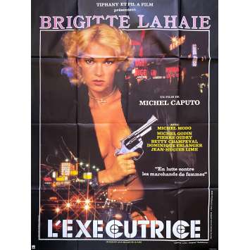 THE FEMALE EXECUTIONER Original Movie Poster - 47x63 in. - 1986 - Michel Caputo, Brigitte Lahaie