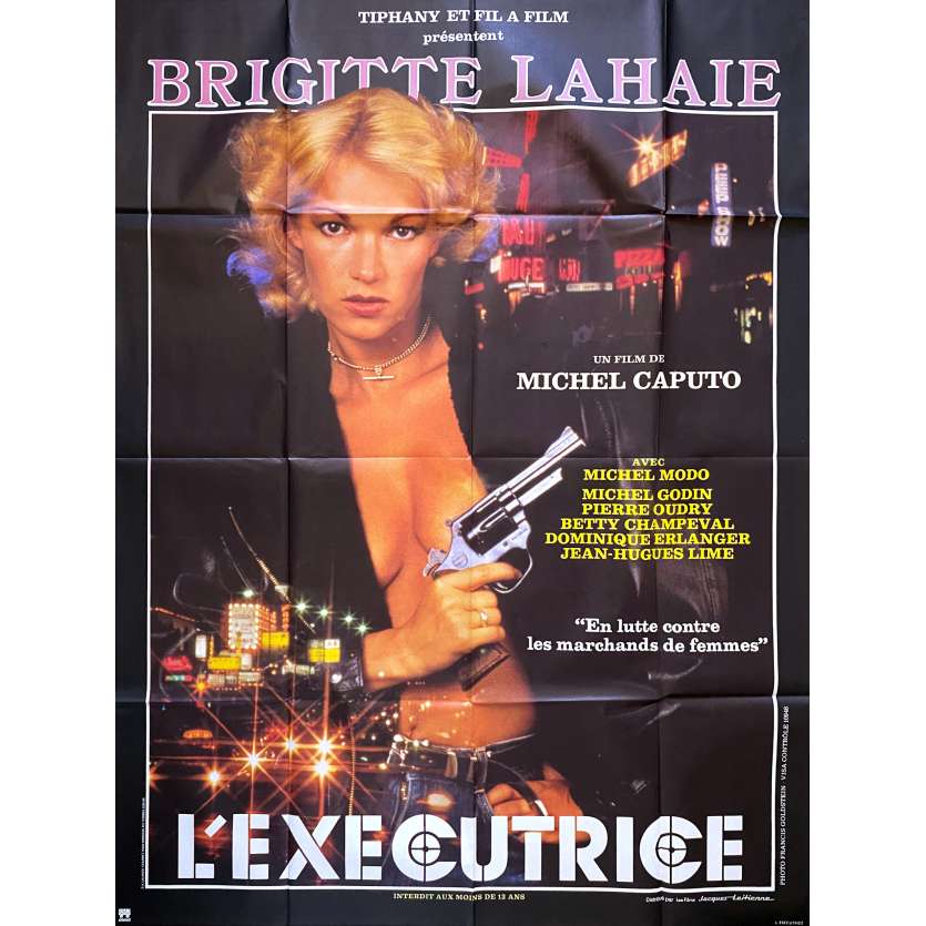L'EXECUTRICE Affiche de film - 120x160 cm. - 1986 - Brigitte Lahaie, Michel Caputo