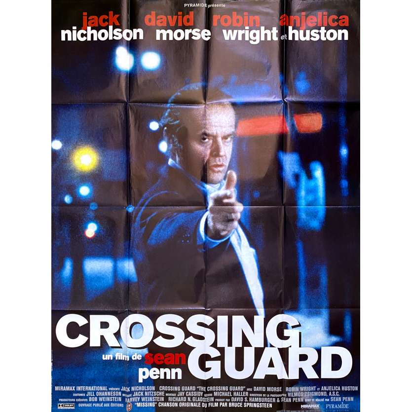 CROSSING GUARD Original Movie Poster - 47x63 in. - 1995 - Sean Penn, Jack Nicholson