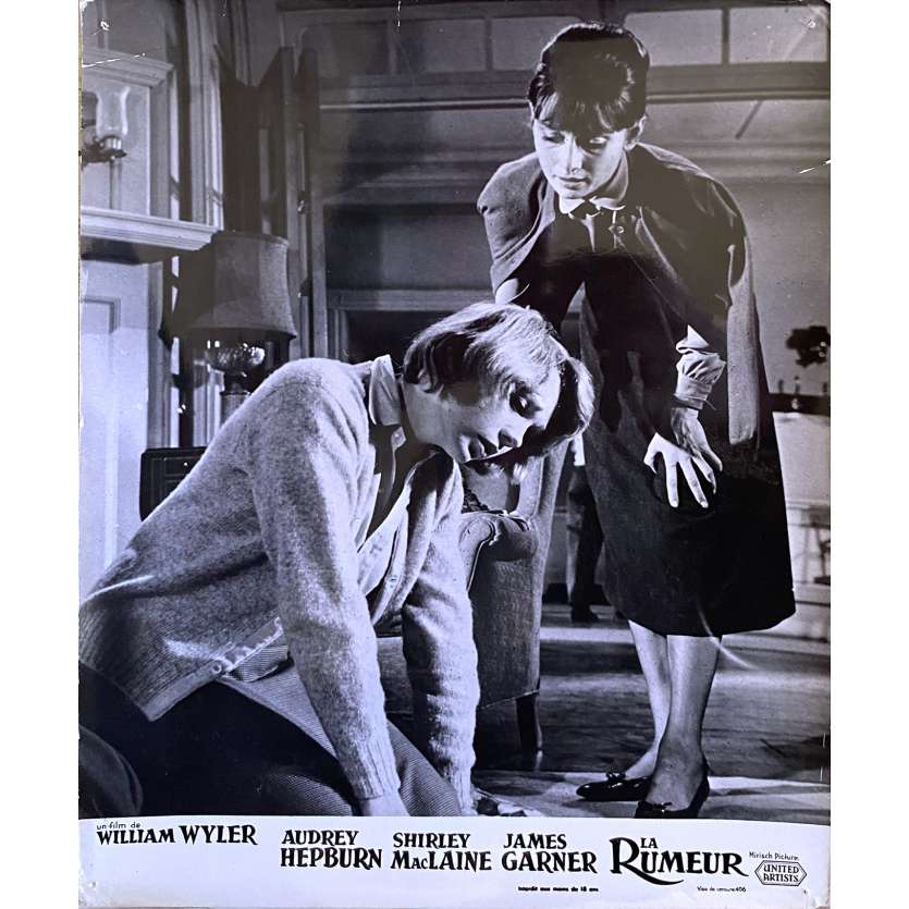 THE CHILDREN'S HOUR Original Lobby Card N1 - 10x12 in. - 1961 - William Wyler, Audrey Hepburn