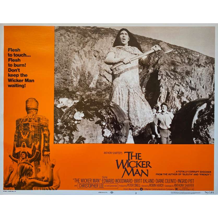 THE WICKER MAN Photo de film  - 28x36 cm. - 1973 - Christopher Lee, Robin Hardy