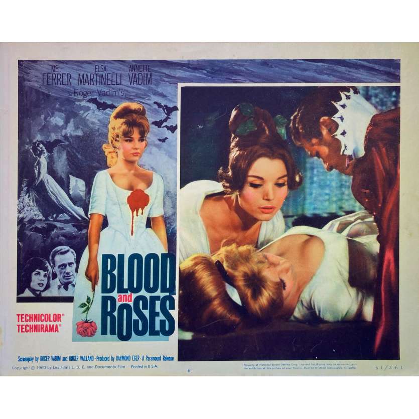 ET MOURIR DE PLAISIR Photo de film N5 - 28x36 cm. - 1960 - Elsa Martinelli, Roger Vadim
