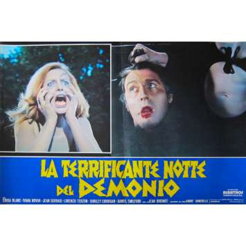 THE DEVIL'S NIGHMARE Original Lobby Card N4 - 18x26 in. - 1971 - Jean Brismée, Erika Blanc