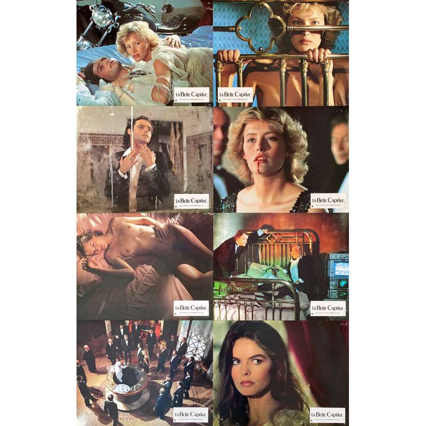 LA BELLE CAPTIVE Photos de film x8 - 21x30 cm. - 1983 - Cyrielle Calir, Alain Robbe-Grillet