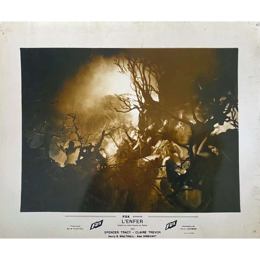 DANTE'S INFERNO Original Lobby Card  - 9x12 in. - R1960 - Harry Lachman, Spencer Tracy