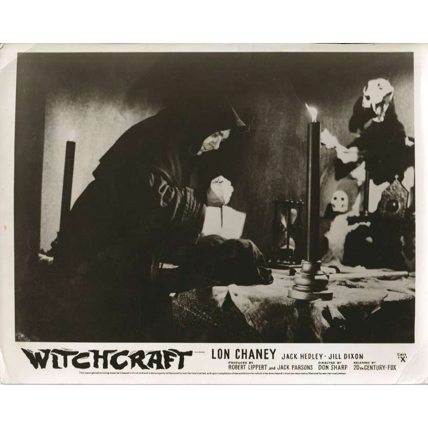 WITCHCRAFT Original Movie Still - 8x10 in. - 1964 - Don Sharp, Lon Chaney Jr.