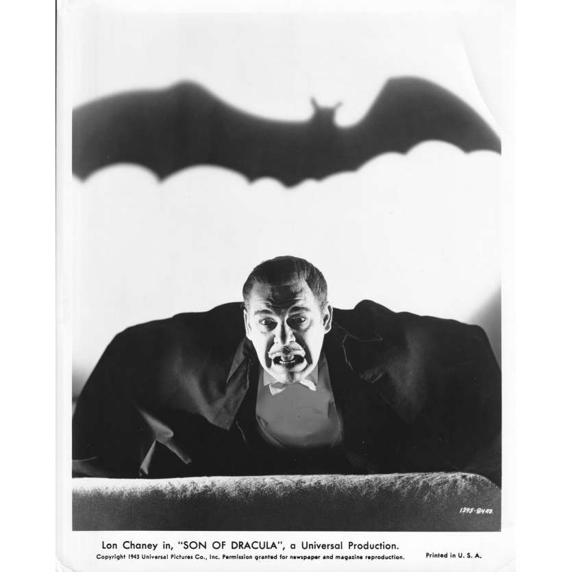 LE FILS DE DRACULA Photo de presse - 20x25 cm. - 1943 - Lon Chaney Jr., Robert Siodmak