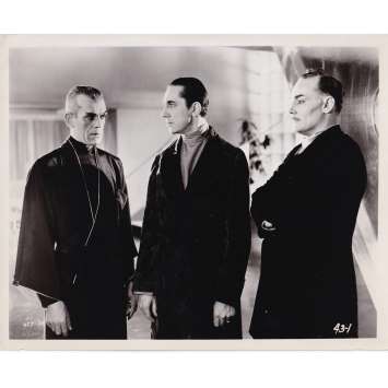 LE CHAT NOIR (1934) Photo de presse 677-38 - 20x25 cm. - R1960 - Boris Karloff, Bela Lugosi, Edgar G. Ulmer