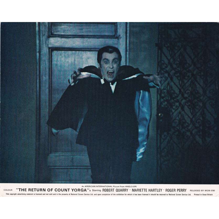 THE RETURN OF COUNT YORGA Photo de film  - 20x25 cm. - 1971 - Robert Quarry, Bob Kelljan
