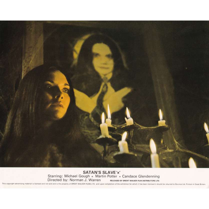 SATAN'S SLAVE Original Lobby Card - 8x10 in. - 1976 - Norman J. Warren, Michael Gough