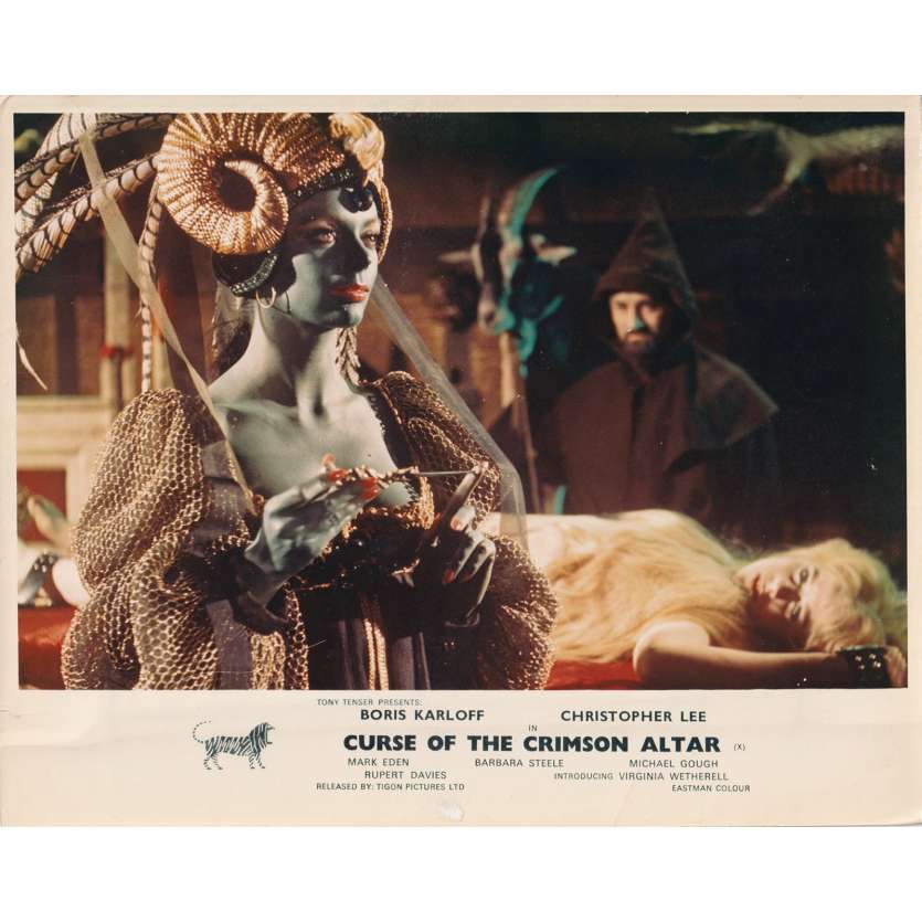 LA MAISON ENSORCELEE Photo de film - 20x25 cm. - 1968 - Boris Karloff, Christopher Lee, Vernon Sewell