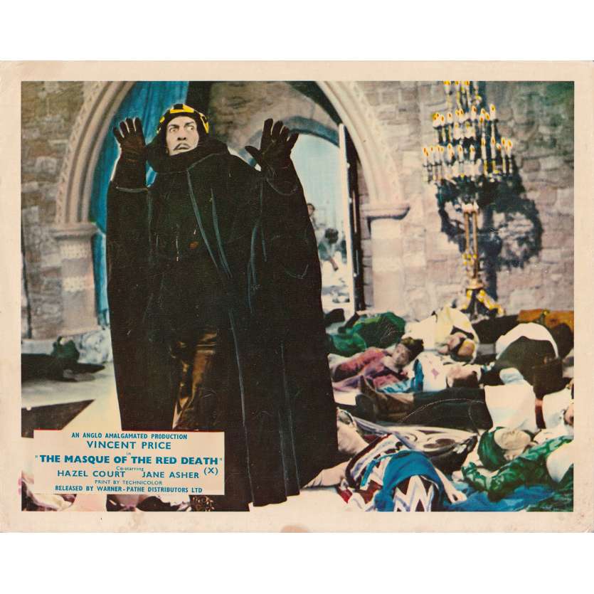 LE MASQUE DE LA MORT ROUGE Photo de film  - 20x25 cm. - 1964 - Vincent Price, Roger Corman