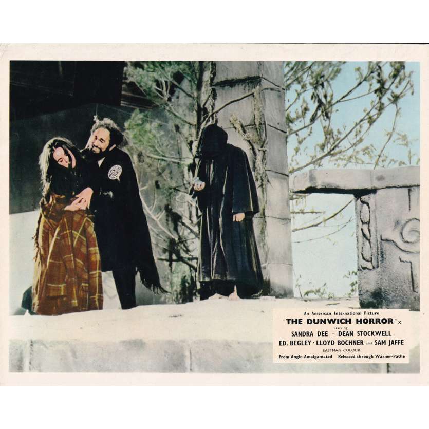 DUNWICH HORROR Original Lobby Cards x2 - 8x10 in. - 1970 - Daniel Haller, Dean Stockwell,