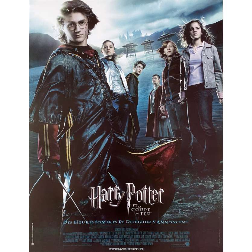HARRY POTTER AND THE GOBLET OF FIRE Original Movie Poster - 15x21 in. - 2005 - Mike Newell, Daniel Radcliffe