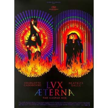 LUX AETERNA Original Movie Poster - 15x21 in. - 2019 - Gaspar Noe, Charlotte Gainsbourg, Béatrice Dalle