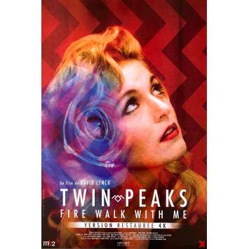 TWIN PEAKS Original Movie Poster - 15x23 in. - R2010 - David Lynch, Sheryl Lee