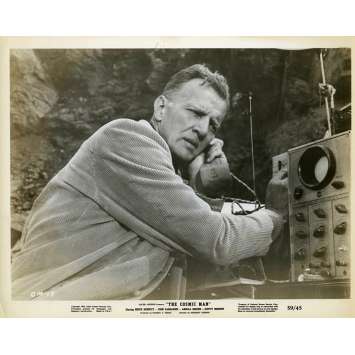 THE COSMIC MAN Photo de presse 20x25 - 1959 - John Carradine, Herbert S. Greene