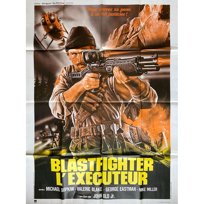 BLASTFIGHTER Affiche de film - 120x160 cm. - 1984 - Michael Sopkiw, Lamberto Bava