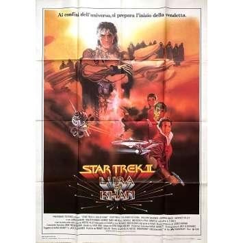 STAR TREK 2 LA COLERE DE KHAN Affiche de film - 100x140 cm. - 1982 - Leonard Nimoy, Nicholas Meyer STAR TREK 2 LA COLERE DE KHAN Affiche de film - 100x140 cm. - 1982 - Leonard Nimoy, Nicholas Meyer