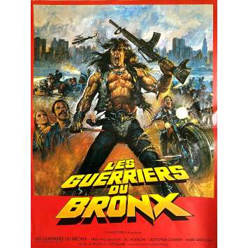 1990: THE BRONX WARRIORS Original Movie Poster - 15x21 in. - 1982 - Enzo G. Castellari, Fred Williamson