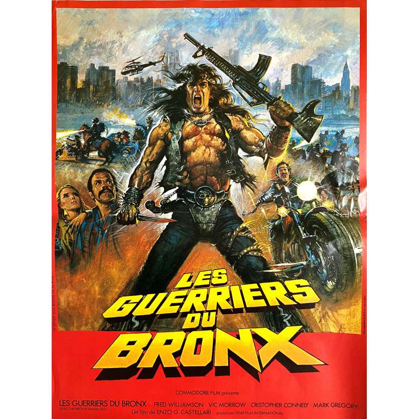 LES GUERRIERS DU BRONX Affiche de film - 40x54 cm. - 1982 - Fred Williamson, Enzo G. Castellari