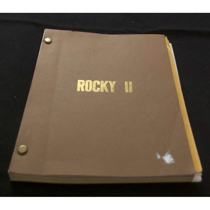 ROCKY II Scénario Original '78 Sylvester Stalone