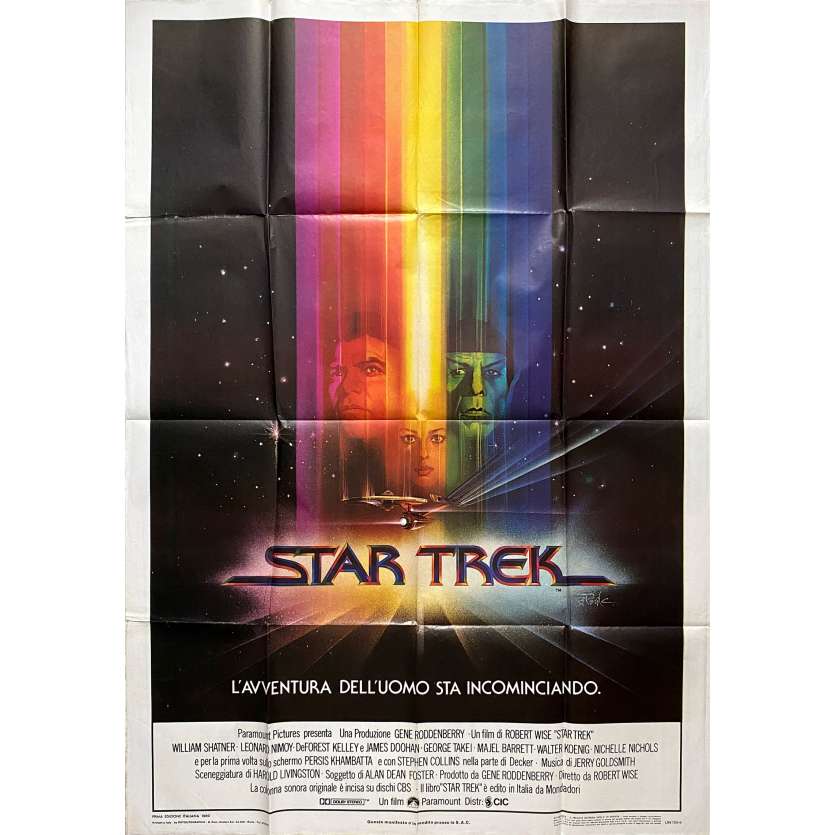 STAR TREK Affiche de film - 100x140 cm. - 1979 - William Shatner, Robert Wise