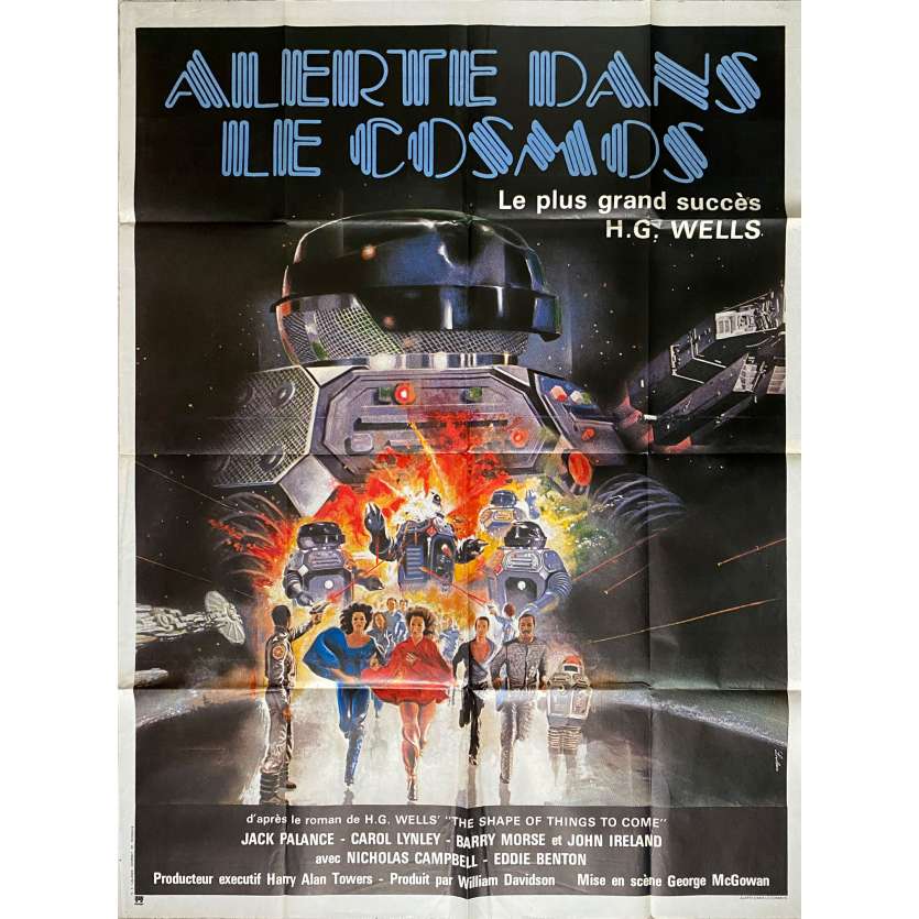 THE SHAPE OF THINGS TO COME Original Movie Poster - 47x63 in. - 1979 - George McCowan, Jack Palance