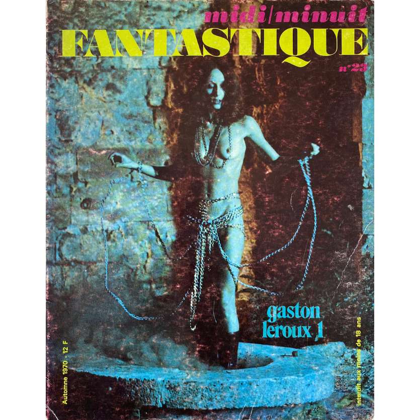 MIDI MINUIT FANTASTIQUE N23 Magazine - 21x30 cm. - 1970 - Bela Lugosi, Gaston Leroux