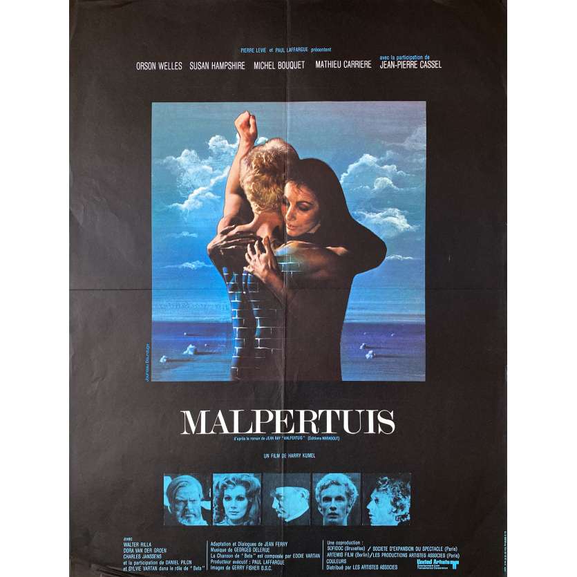 MALPERTUIS Affiche de film  - 60x80 cm. - 1971 - Orson Welles, Harry Kümel