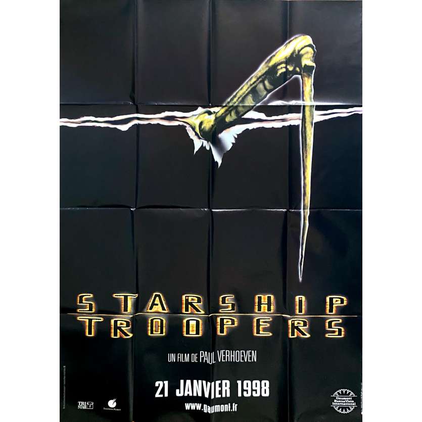 STARSHIP TROOPERS Original Movie Poster - 47x70 in. - 1997 - Paul Verhoeven, Denise Richard