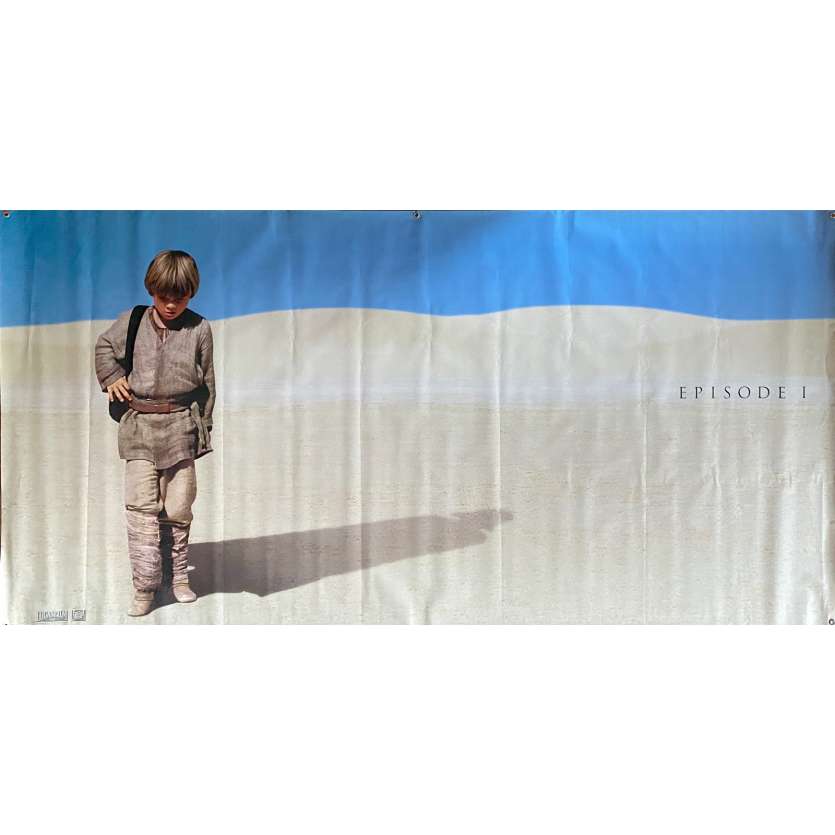 STAR WARS - LA MENACE FANTOME Bannière Vinyle  - 236x120 cm. - 1999 - Ewan McGregor, George Lucas