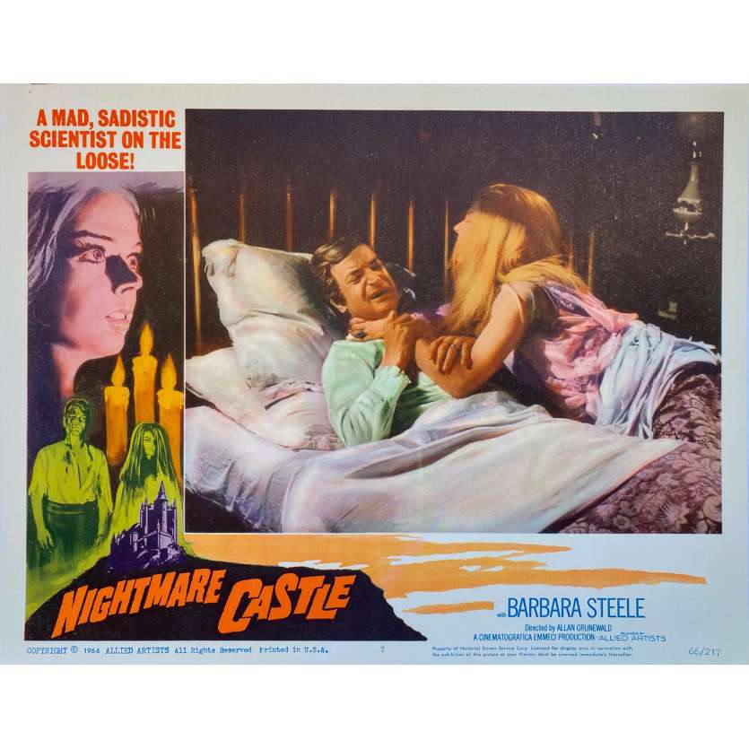 LES AMANTS D'OUTRE-TOMBE Photo de film N4 - 28x36 cm. - 1965 - Barbara Steele, Mario Caiano
