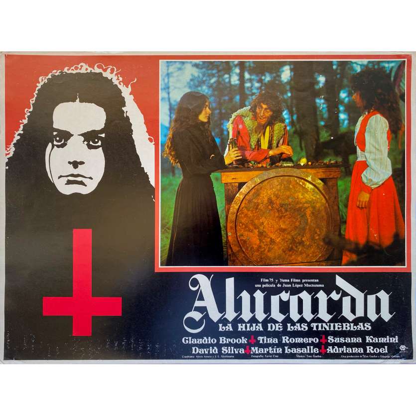 ALUCARDA Original Lobby Card  - 11x14 in. - 1977 - Juan López Moctezuma, Claudio Brook