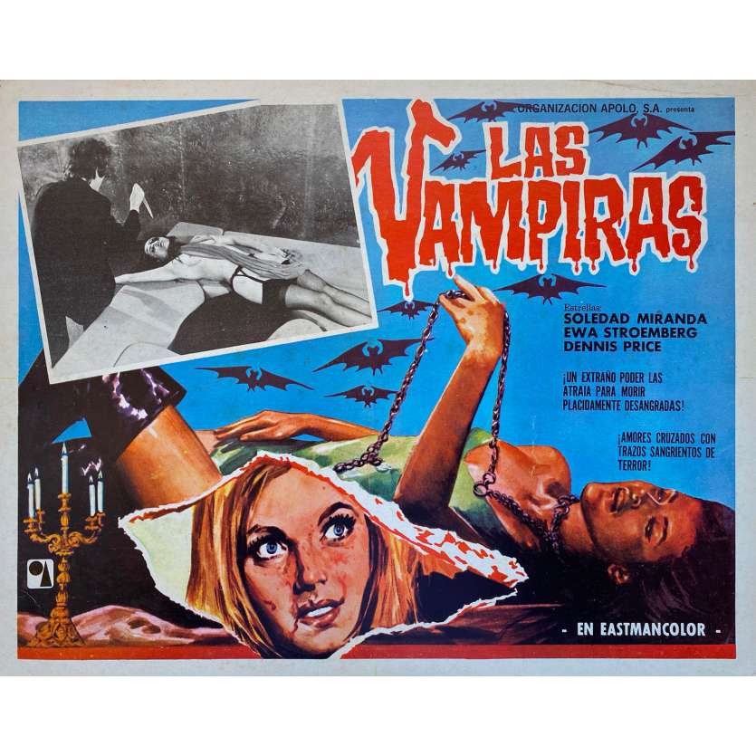 VAMPYROS LESBOS Mexican Lobby Card - 11x14 in. - 1971