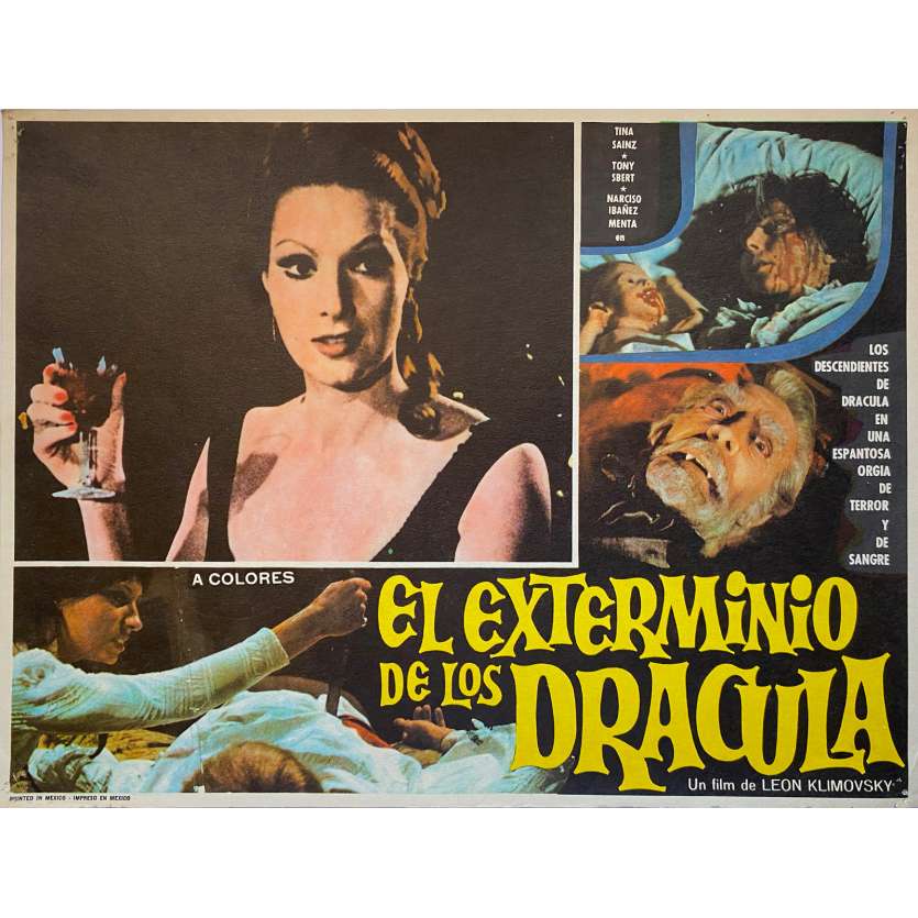 COUNT DRACULA'S GREAT LOVE Original Lobby Card N3 - 11x14 in. - 1973 - Javier Aguirre, Paul Naschy