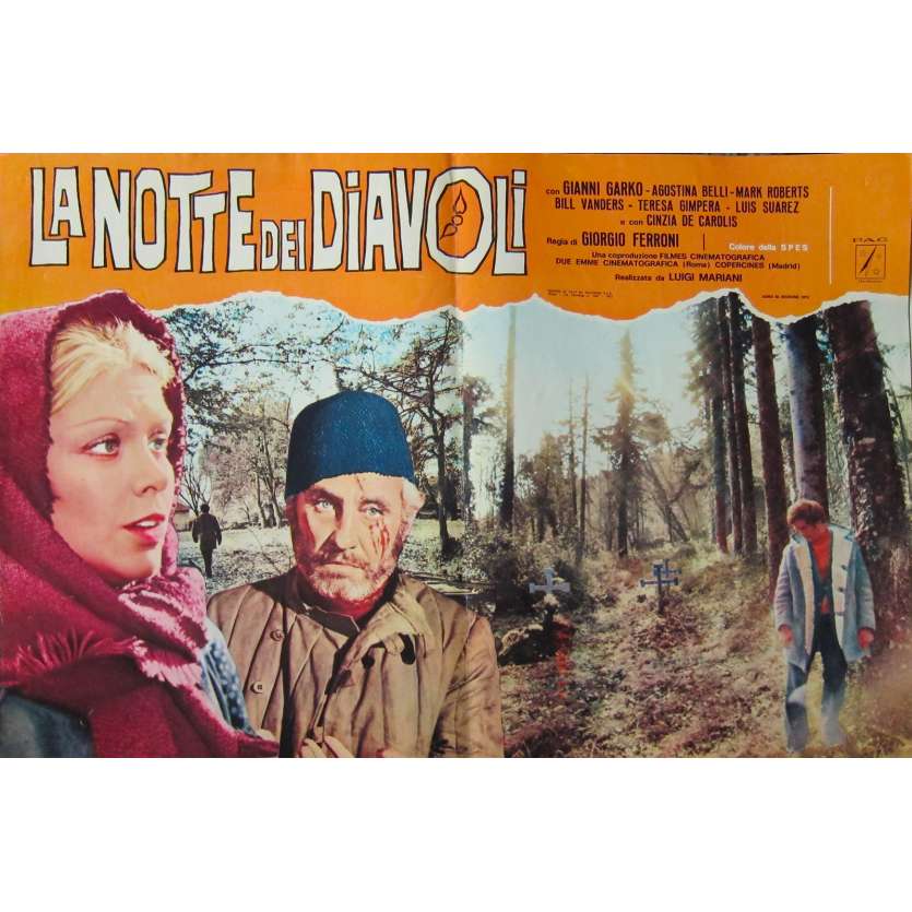 NIGHT OF THE DEVILS Original Lobby Card N1 - 18x26 in. - 1972 - Giorgio Ferroni, Gianni Garko