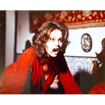 SOMETHING CREEPING IN THE DARK Original Lobby Card N2 - 10x12 in. - 1971 - Mario Colucci, Farley Granger