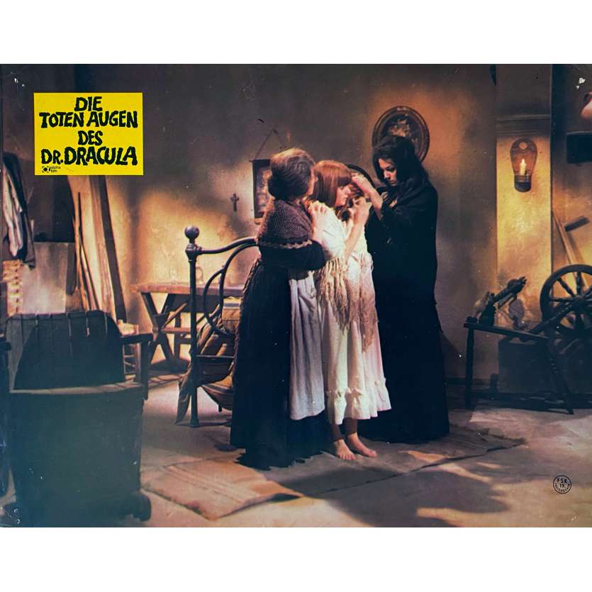 KILL BABY KILL! Original Lobby Card N2 - 9x11,5 in. - 1966 - Mario Bava, Erika Blanc