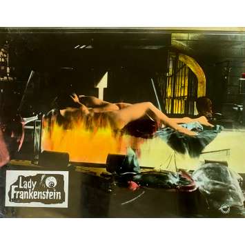 LADY FRANKENSTEIN Original Lobby Card - 9x11,5 in. - 1971 - Mel Welles, Joseph Cotten, Rosalba Neri