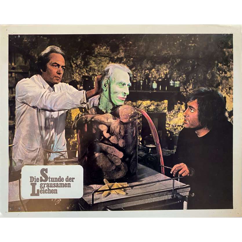 EL JOROBADO DE LA MORGUE Original Lobby Card - 9x11,5 in. - 1973 - Javier Aguirre, Paul Naschy